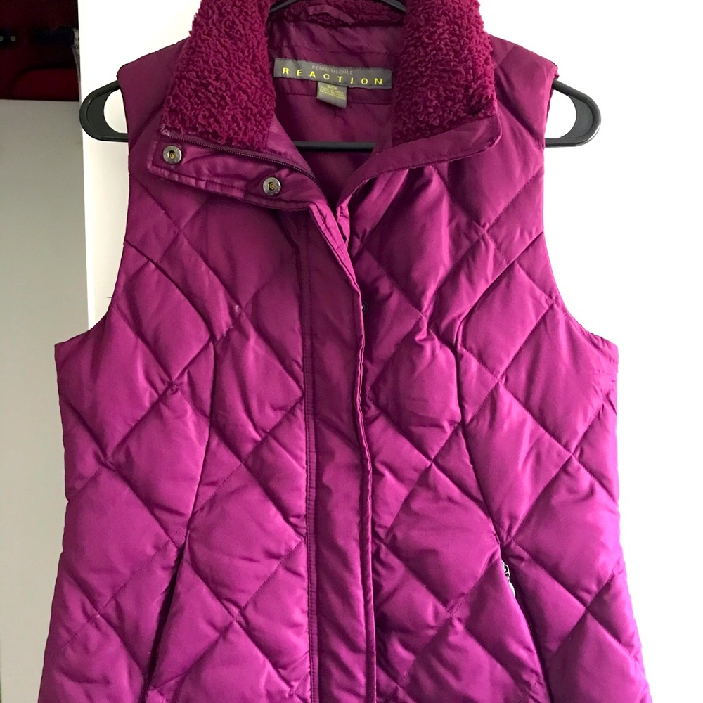 Kenneth Cole purple vest